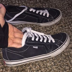 Black classic vans.